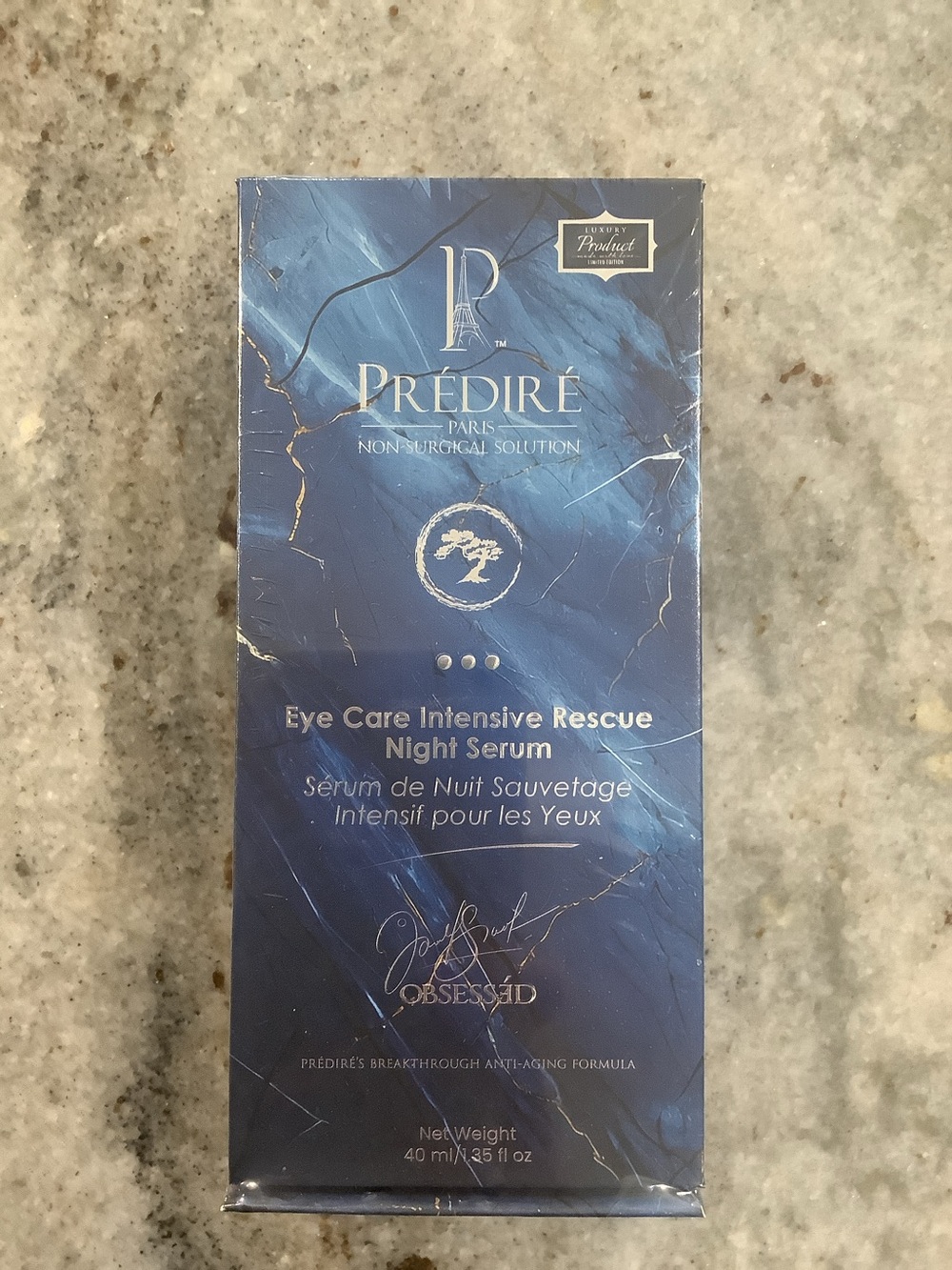 PREDIRE
Eye Care Intensive Rescue Night Serum
New In Box
Retails $1,090